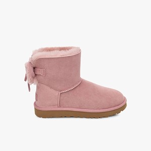 Ugg Classic Double Bow Mini Klassiska Stövlar Dam Rosa (730946OBG)